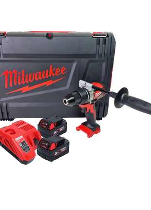 Milwaukee M18 BLDD2 502X Akku Bohrschrauber 18 V 82 Nm Brushless 4933464515 2x Akku 5 0 Ah Ladegeraet HD Box 0 - toolbrothers