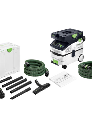 Festool CTL MIDI I CLEANTEC Absaugmobil 1200 Watt 15 l Staubklasse L 578309 8 tlg Handwerker Reinigungsset 577258  0 - toolbrothers