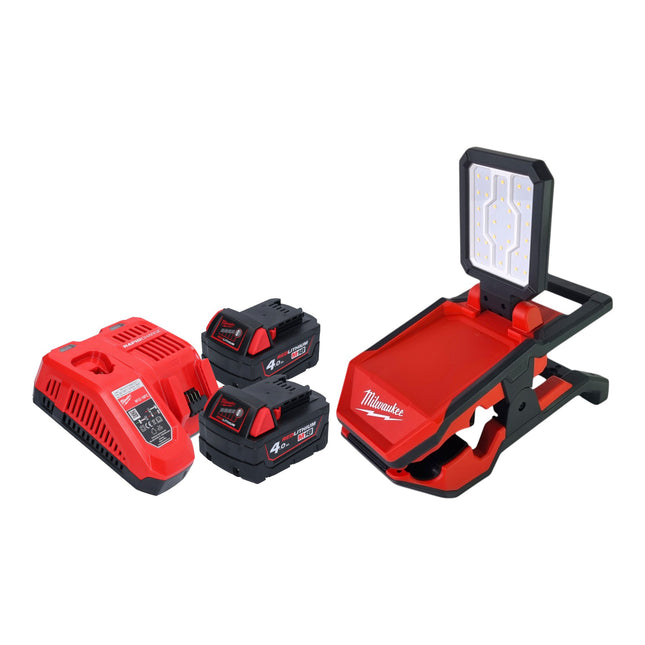 Milwaukee M18 PAL2 402 Akku Leuchte 18 V 2000 lm IP20 2x Akku 4 0 Ah Ladegeraet 0 - toolbrothers