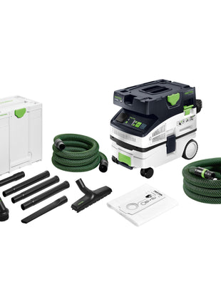 Festool CTL MINI I CLEANTEC Absaugmobil 1200 Watt 10 l Staubklasse L 578311 8 tlg Handwerker Reinigungsset 577258  0 - toolbrothers