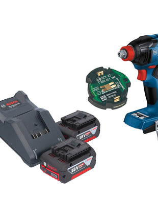 Bosch GDX 18V 210 C Professional Akku Drehschlagschrauber 18 V 210 Nm Brushless 2x Akku 4 0 Ah Ladegeraet GCY 42 Bluetooth Modul 0 - toolbrothers