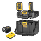 DeWalt DWST08061 1 Werkzeugbox mit integrierten Leuchten 395 x 352 x 255 mm ToughSystem 2 0 1x Akku 2 0 Ah Ladegeraet 0 - toolbrothers
