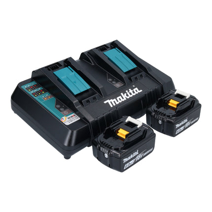 Makita DVC 560 PG2 Akku Staubsauger 36 V 2x 18 V 5 l Brushless 2x Akku 6 0 Ah Ladegeraet 2 - toolbrothers
