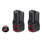 Bosch 2 x GBA 12V 3 0Ah Akku Set 12 V 3 0 Ah Li Ion 2 Stueck 1600A00X7D  0 - toolbrothers