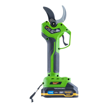 Procraft ES32Li Akku Astschere 20 V Brushless 1x Akku 2 0 Ah Ladegeraet Koffer 4 - toolbrothers