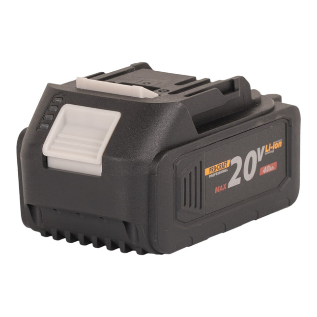Procraft 20 4 Akku 20 V 4 0 Ah 4000 mAh Li ion mit Ladestandsanzeige 0 - toolbrothers
