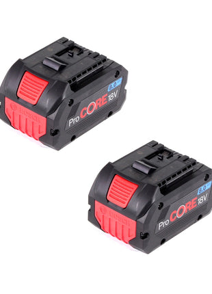 Bosch Set 2x ProCORE 18 V 8,0 Ah Professional Li-Ion Einschub Akku GBA ( 1600A016GK ) - Toolbrothers