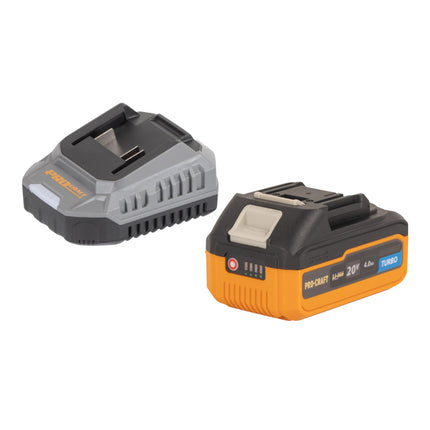 Procraft Industrial AG125Bbb Akku Winkelschleifer 20 V 125 mm Brushless 1x Akku 4 0 Ah Ladegeraet RHINO Toolcase 4 - toolbrothers