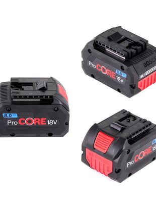 Bosch Starter-Set ProCore mit 3x ProCORE 18 V 8,0 Ah Professional Akku GBA ( 1600A016GK ) und GAL 1880 CV Ladegerät - Toolbrothers