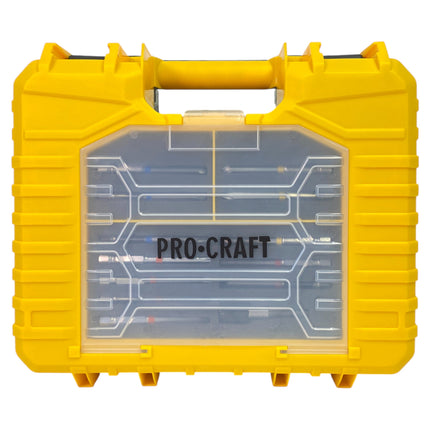 Procraft PA18Pro2 1B C Akku Bohrschrauber 20 V 30 Nm Brushless 1x Akku 2 0 Ah Ladegeraet 13 tlg Bit Set Koffer 2 - toolbrothers