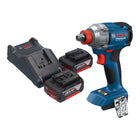 Bosch GDX 18V 285 Professional Akku Drehschlagschrauber 18 V 285 Nm 1 4 Brushless 2x Akku 5 0 Ah Ladegeraet 0 - toolbrothers