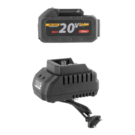 Procraft PB18 Akku Laubblaeser 20 V 1x Akku 3 0 Ah Ladegraet 2 - toolbrothers