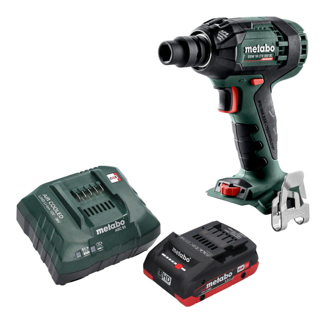Metabo SSW 18 LTX 300 BL Akku Schlagschrauber 18 V 300 Nm 1 2 Brushless 1x LiHD Akku 4 0 Ah Ladegeraet 0 - toolbrothers