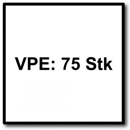HECO MULTI-MONTI-plus SS Betonschraube 10 x 100 mm 75 Stk. SW 13 Sechskantkopf verzinkt A2K ( 3x 48453 ) - Toolbrothers