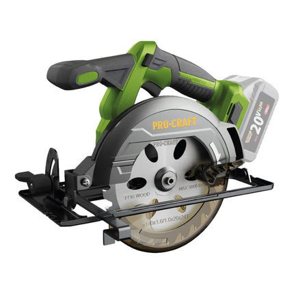 Procraft PCA32 BB Akku Handkreissaege 20 V 165 mm Brushless 1x Akku 2 0 Ah ohne Ladegeraet 1 - toolbrothers