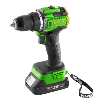 Procraft PA18LiH 1B C Akku Bohrschrauber 20 V 80 Nm Brushless 1x Akku 2 0 Ah Ladegeraet Koffer 1 - toolbrothers