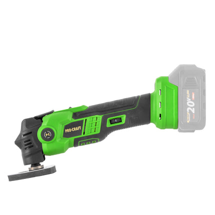 Procraft PMT22bb Akku Multifunktionswerkzeug 20 V Brushless 1x Akku 2 0 Ah RHINO Toolcase ohne Ladegeraet 1 - toolbrothers