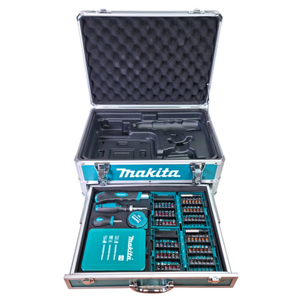 Makita DHP 489 SF1X9 Akku Schlagbohrschrauber 18 V 73 Nm Brushless 1x Akku 3 0 Ah Ladegeraet 96 tlg Zubehoer Set Koffer 2 - toolbrothers
