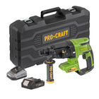 Procraft PHA40bb c Akku Bohrhammer 20 V 2 6 J SDS plus Brushless 1x Akku 2 0 Ah Ladegeraet Koffer 0 - toolbrothers