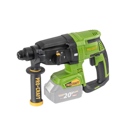 Procraft PHA40bb c Akku Bohrhammer 20 V 2 6 J SDS plus Brushless 2x Akku 4 0 Ah Ladegeraet Koffer 1 - toolbrothers