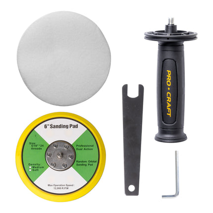 Procraft PM20bb Akku Poliermaschine 20 V 150 mm 1x Akku 4 0 Ah Ladegeraet 4 - toolbrothers