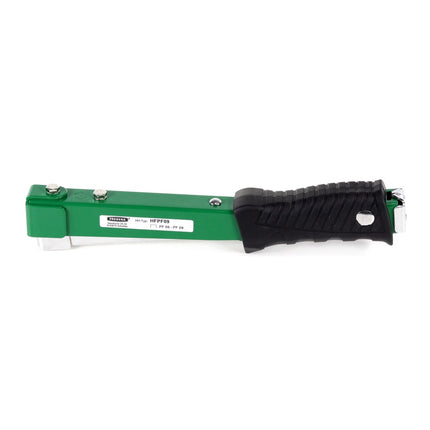 Prebena HFPF09 Hefthammer für Heftklammern Type PF von 6 - 9 mm + Prebena PF09CNK Heftklammern Typ PF 5000 Stück 9 mm verzinkt - Toolbrothers