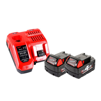 Milwaukee M18 TAL-402C Akku Baustrahler 18 V Li-Ion Lampe Leuchte + 2x 4,0 Ah Akku + Ladegerät - Toolbrothers