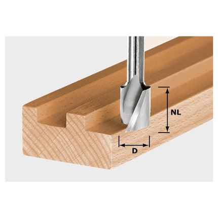 Festool Spiralnutfräser HS Spi S8 D20/25 20 x 25 mm 8 mm Schaft ( 490951 ) - Toolbrothers