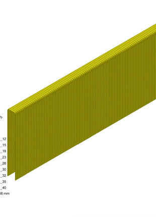Prebena ES26CNKHA Klammern Heftklammern Typ ES 5200 Stück 26 mm verzinkt geharzt - Toolbrothers