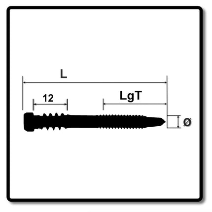 SPAX Terrassenschraube Alu 5,0 x 48 mm Edelstahl A2 ( 0557000500483 ) 100 Stk Fixiergewinde Zylinderkopf Torx T-STAR Plus T25 Bohrspitze - Toolbrothers