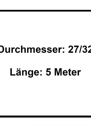 Festool D27/32x5m-AS/CTR Saugschlauch konisch ( 204922 ) für CT 26/36/48 CT MINI CT MIDI ab 2019 - Toolbrothers