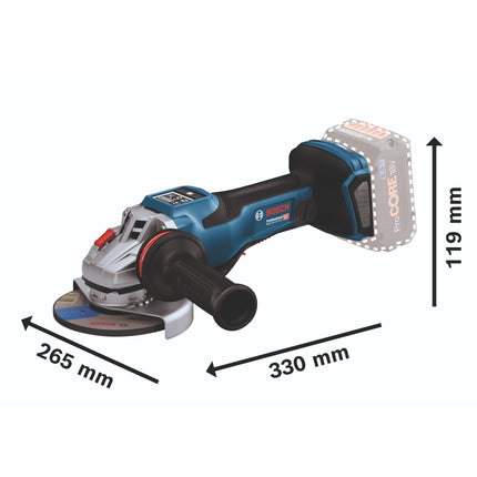 Bosch GWS 18V 15 PSC Professional Akku Winkelschleifer 18 V 125 mm 06019H6B00 BITURBO Brushless Solo ohne Akku ohne Ladegeraet 3 - toolbrothers