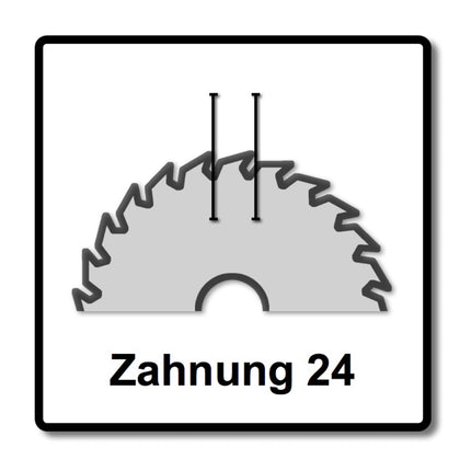 Bosch Kreissägeblatt Standard for Wood 136 x 1,5 x 20 mm 24 Zähne ( 2608837668 ) - Toolbrothers