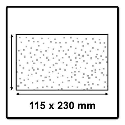 Mirka Mirlon Total Vlies Schleifstreifen 115x230mm MF P2500 25 Stk. ( 8111202596 ) - Toolbrothers