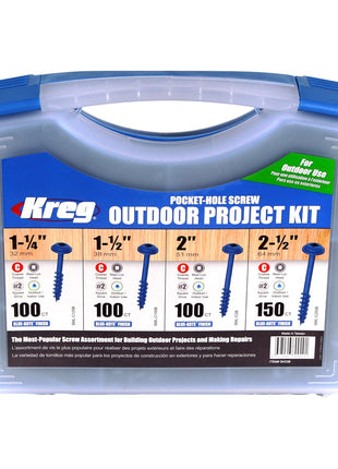 KREG SK03B Pocket-Hole Schrauben Sortiment 450 tlg. Vierkantantrieb Grobgewinde - Toolbrothers