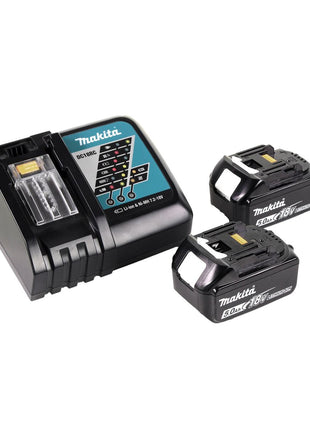 Makita DCB 200 RT1A Heizdecke 14,4V - 18 V 3 Heizstufen USB Anschluss + 2x Akku 5,0Ah + Ladegerät - Toolbrothers