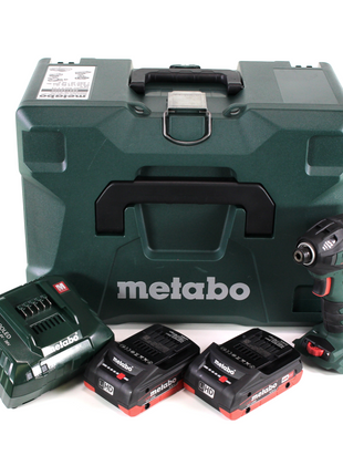 Metabo SSD 18 LTX 200 BL Akku Schlagschrauber 18V 200Nm 1/4" Brushless + 2x Akku 4,0Ah + Ladegerät + MetaLoc - Toolbrothers
