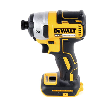 Llave de impacto a batería DeWalt DCF 887 D1 18V 205Nm 1/4" sin escobillas + juego de brocas 19 piezas + 1x batería 2.0Ah + cargador rápido + TSTAK
