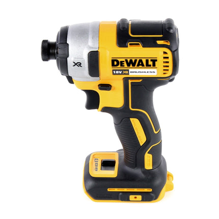 Llave de impacto a batería DeWalt DCF 887 D2 18V 205Nm 1/4" sin escobillas + juego de brocas 19 piezas + 2x batería 2.0Ah + cargador rápido + TSTAK