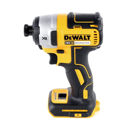 Llave de impacto a batería DeWalt DCF 887 L2 18V 205Nm 1/4" sin escobillas + juego de brocas 19 piezas + 2x batería 3.0Ah + cargador rápido + TSTAK