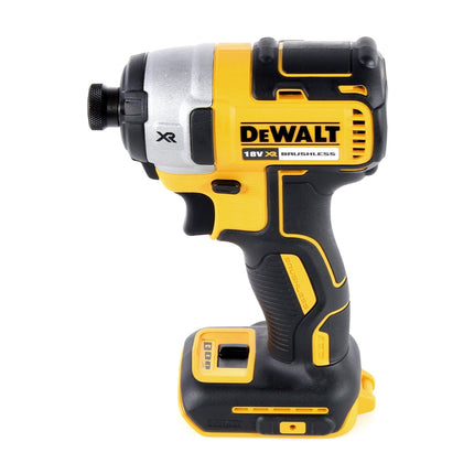 Llave de impacto a batería DeWalt DCF 887 M2 18V 205Nm 1/4" brushless + juego de brocas 19 piezas + 2x batería 4.0Ah + cargador rápido + TSTAK