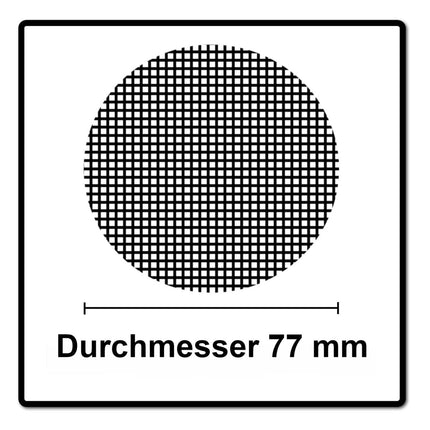 Lijadora excéntrica Mirka DEROS 325CV 77mm carrera 2,5mm 250W brushless (MID3252011) + 158x disco lija ABRANET