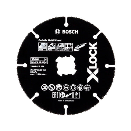 Bosch GWS 18-125 V-LI 125 mm Professional Cordless Angle Grinder Solo in L-Boxx ( 060193A308 ) - without battery, without charger