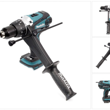 Makita BHP 458 Z LXT 18 V Li-Ion Akku Schlagbohrschrauber  Solo - nur das Gerät ohne Zubehör, mit Seitengriff - Toolbrothers