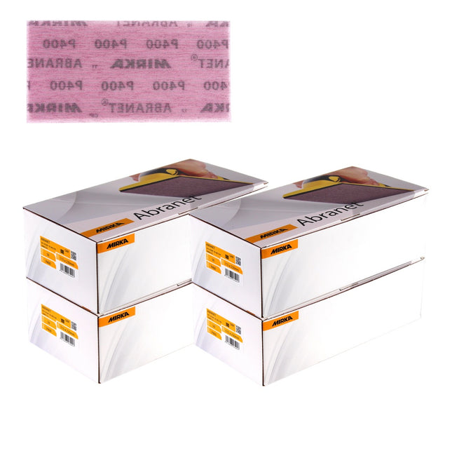 Mirka ABRANET Abrasives Sanding Strips 115 x 230mm, P400 - 200 pcs. (4x 5411205041)