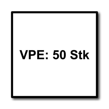 Tornillo para hormigón Fischer ULTRACUT FBS II 8x80mm 30/15 50 piezas Cabeza hexagonal SW13 Arandela en U TX40 galvanizado (536853)