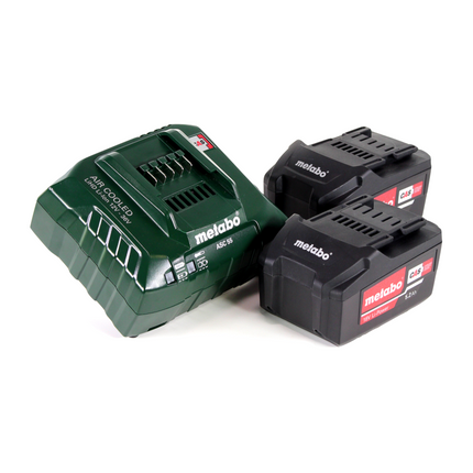 Metabo KHA 18 LTX martillo combinado a batería 18V 2.2J SDS Plus + 2x batería 5.2 Ah + cargador + metaBOX