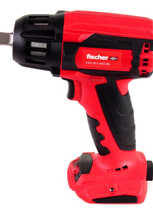 Fischer FSS 18V 400 BL Akku Schlagschrauber 1/2" 400Nm Brushless Set 3 ( 552926 ) + 2x Akku 4,0Ah + Ladegerät + L-Boxx
