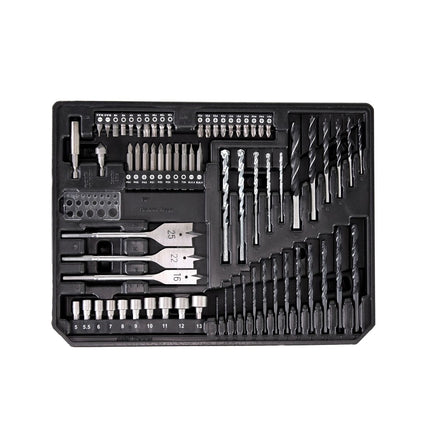 Makita DDF 482 SFX4 Akku Bohrschrauber 18V 62Nm + 1x Akku 3,0Ah + Ladegerät + 70tlg. Bit Bohrer Set + Koffer
