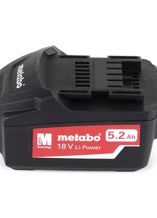 Metabo KS 18 LTX 57 Cordless circular saw 18V 165x20mm + 1x battery 5,2Ah + MetaLoc - without charger
